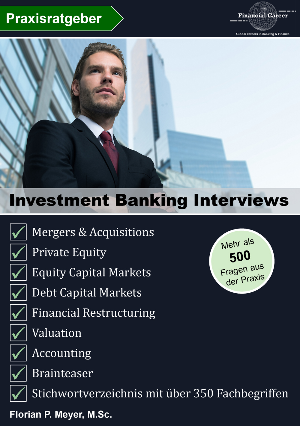 Buchcover: Praxisratgeber Investment Banking Interviews